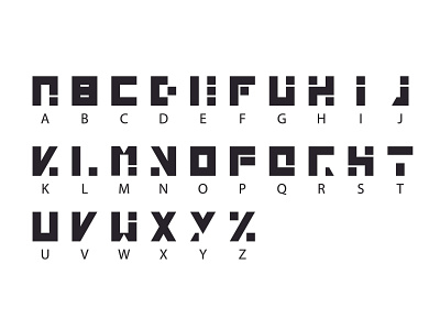 Abstract Font