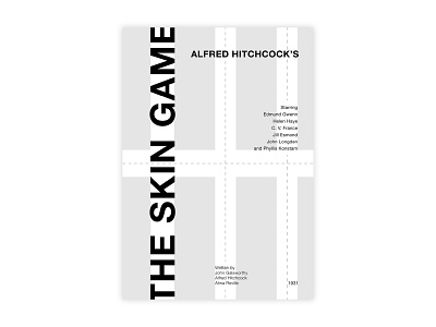 The Skin Game - Movie poster