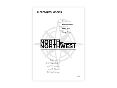 North By Northwest - Movie poster
