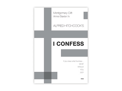 I Confess - Movie poster