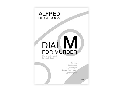 Dial M For Murder - Movie poster