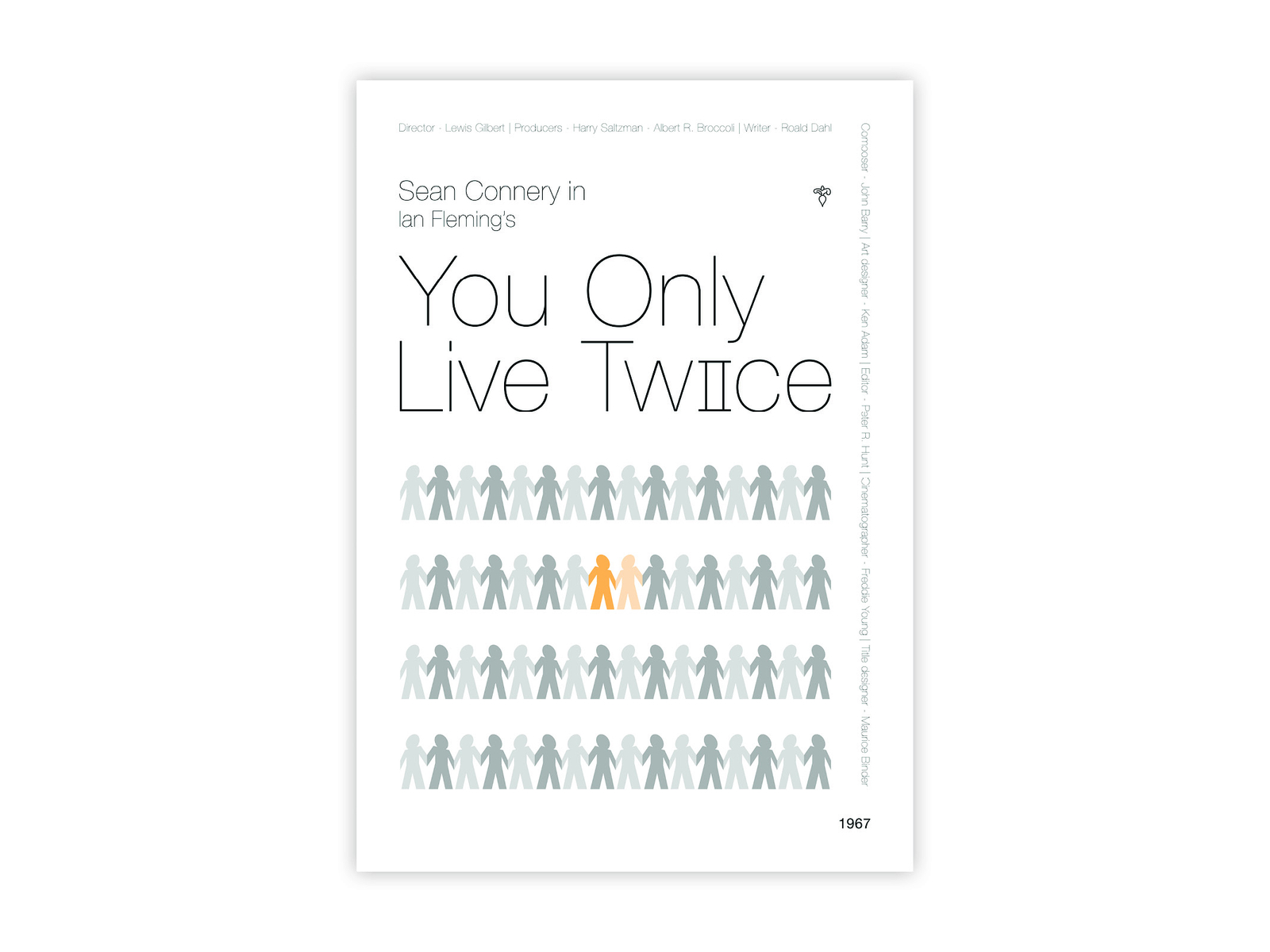 You Only Live Twice - Movie poster by Radijs Ontwerp on Dribbble