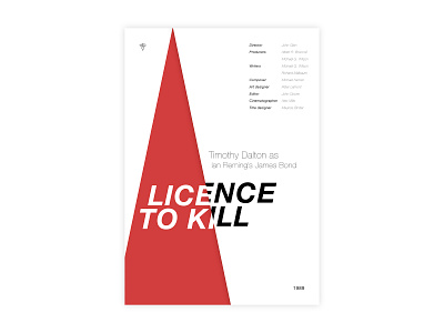 Licence To Kill -Movie poster