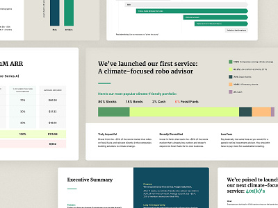 Pitch deck presentation for the climate-friendly company