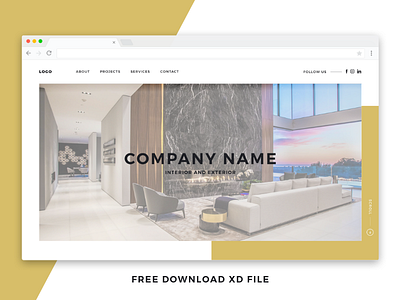 Interior and exterior concept adobe xd concept exterior first shot free free download interior interior and exterior web xd