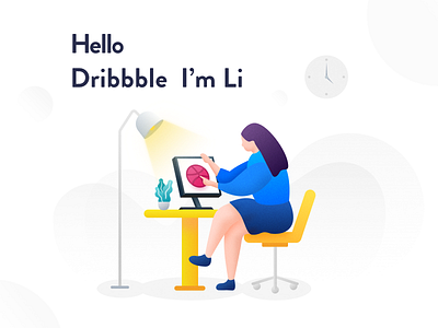 Hello dribbble !~! I'm Li