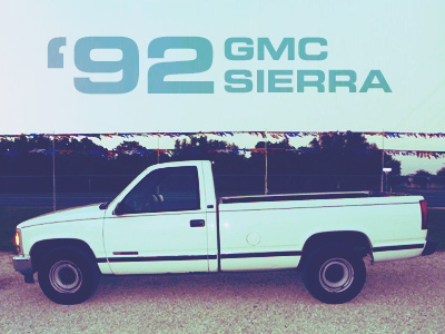 my first car 92 gmc sierra by jared hardwick on dribbble 92 gmc sierra by jared hardwick on dribbble