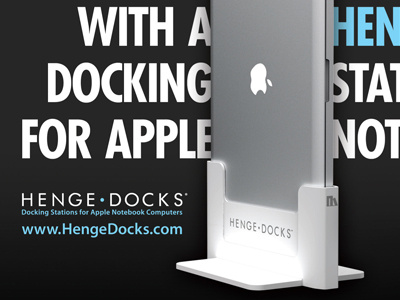 Henge Docks MacLife Ad ad apple docking station henge docks laptop mac macbook macbook pro maclife magazine print