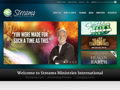 Streams Ministries Website v.2