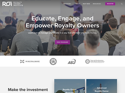Royalty Owner Institute web
