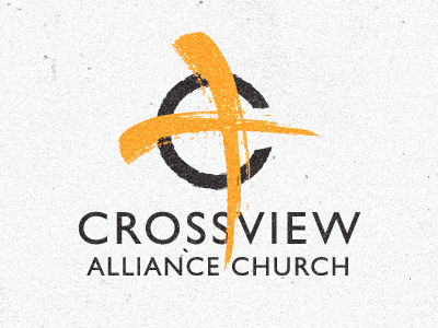 Crossview logo concept church cross logo