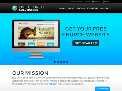 Live Church Solutions mockup