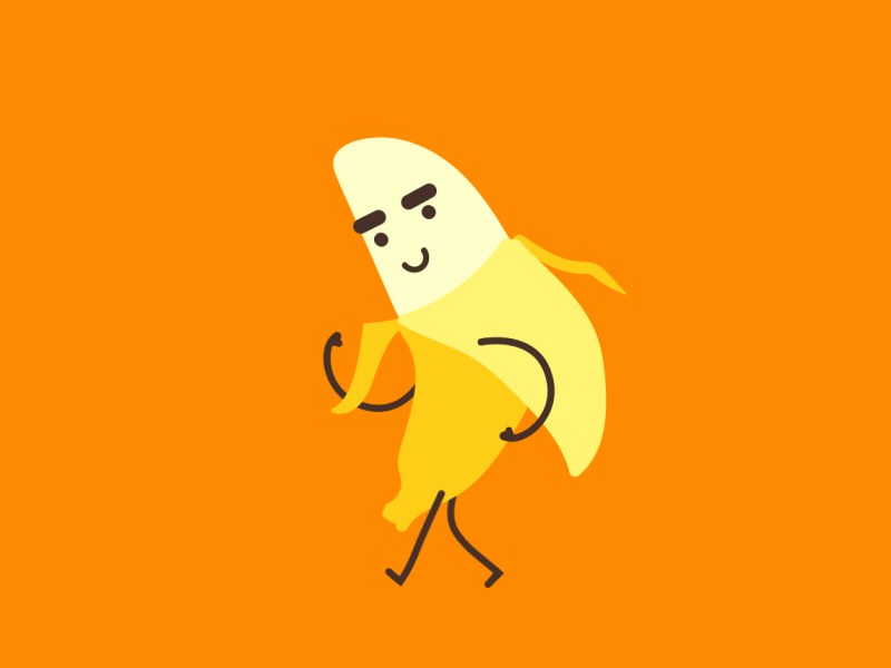 Banana Walk character walk