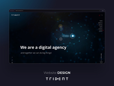 Trident Suisse - Logo & Website Redesign 2 agency bold design figma interactive interface it mobile modern modern website online responsive tech ui uidesign uiux uiuxdesign vector website