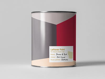 Volpp Decor Identity - Leftover Paint Tin branding identity paint tin