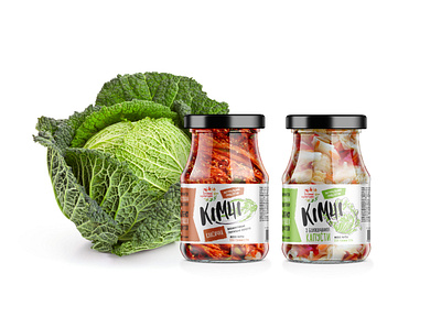 Kimchi label design design label design package packaging упаковка этикетка