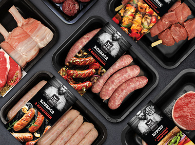 Meat product label brand design packaging packagingdesign дизайн упаковка этикетка