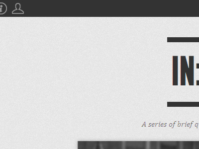 Secret project typography grids micro-site