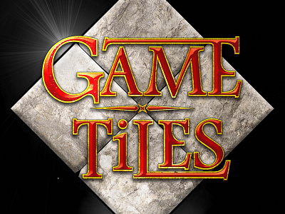 Game Tiles On Black game accessories logo
