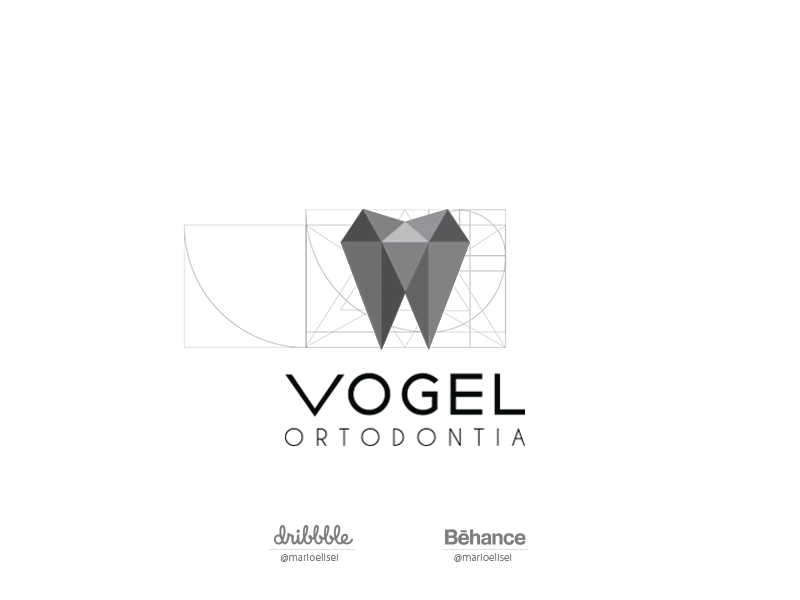 Redesign logotype - Branding Vogel grid design grid grid construction grid logo adobe illustrator motion animation branding and identity graphic design fibonacci golden ratio logo golden ratio design logo after effects animation adobe after effects