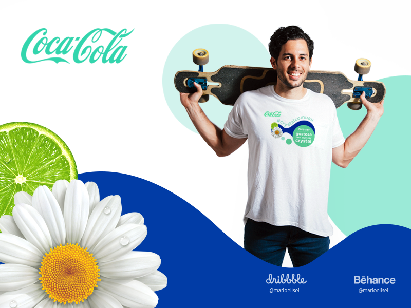 T-Shirts Crystal Sparkling - Coca Cola art design campaigns present adobe after effects animation illustration adobe illustrator graphic design adobe photoshop campaign design vector