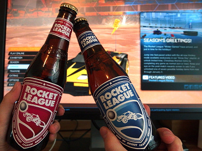 Rocket League Beer Labels