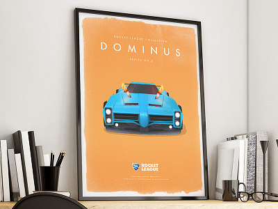 Rocket League Collection - Dominus (mockup) design gaming league poster rocket