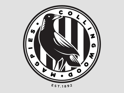 Collingwood Magpies Logo by Dan Bronsema - Dribbble