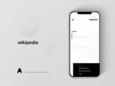 Wikipedia Imagination agima clean concept dinosaur minimal planet uiux web wikipedia