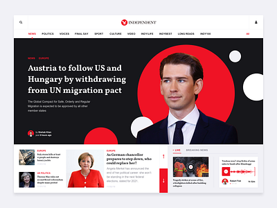 UI Concept for Independent News