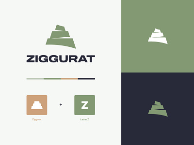 Ziggurat Logo ( Z Logo) brand identity branding concept design flat flat logo icon icon design illustration iran logo logo design z logo ziggurat