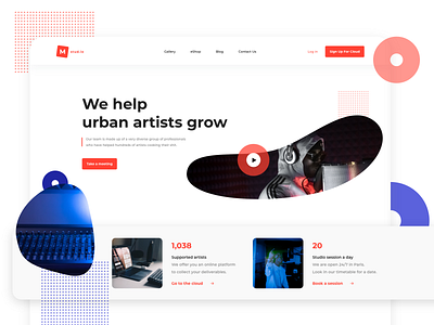 Stud.io • Landing Page