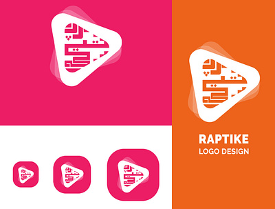 raptike logo design app icon branding illustration logo logodesign logotype