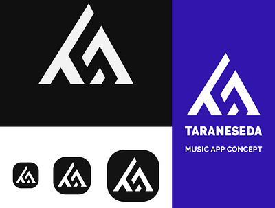 taraneseda app illustration logo logodesign logotype photoshop