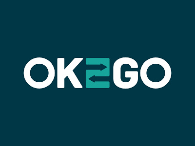 OK2GO Logo Concept business logo courier delivery direction logo logo concept logo mark two