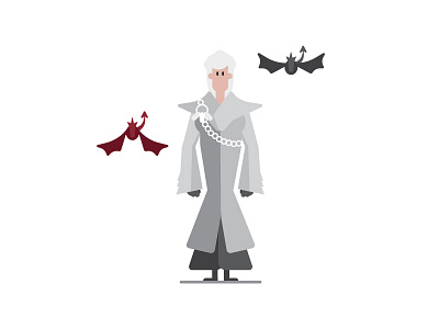 For The Throne! Daenerys Targaryen character characterdesign daenerys daenerys targaryen game of thrones got illustration season 8 targaryen