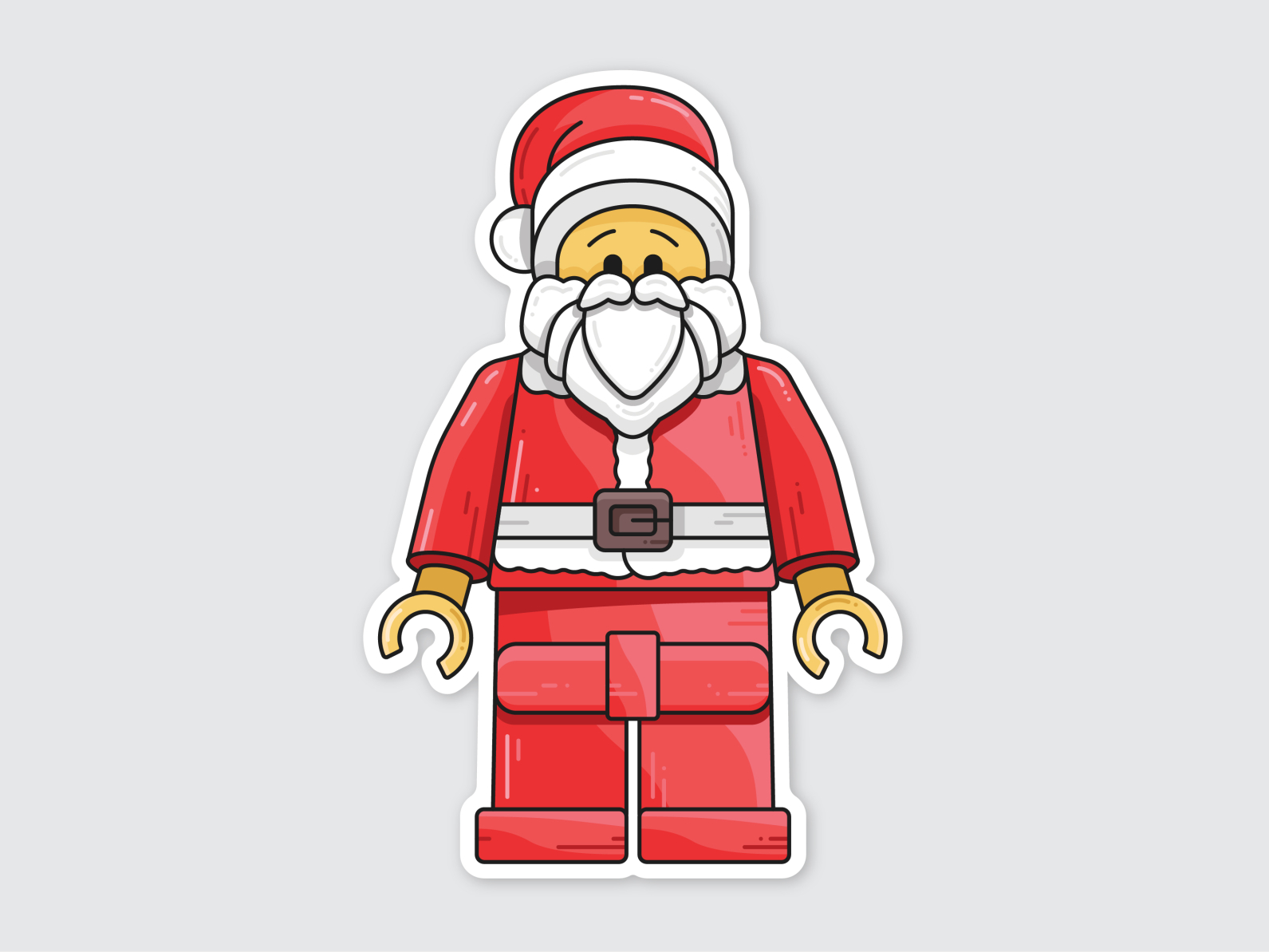 Lego Santa by George Sawyer on Dribbble