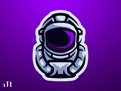 Astronaut Mascot Logo