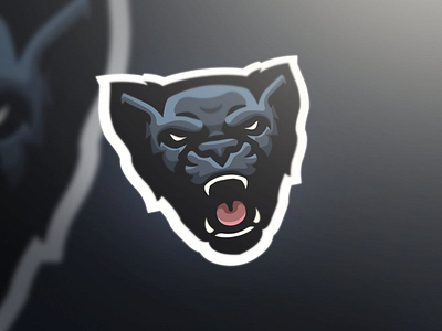 Premade Panther Mascot Logo.