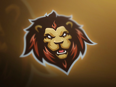 Premade Lion Mascot Logo aggressive brand branding esports lion logo logo design mascot mascot design mascot logo
