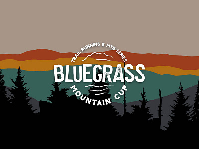 Bluegrass Mountain Cup badge branding design graphic design identity illustration kentucky logo outdoors vector