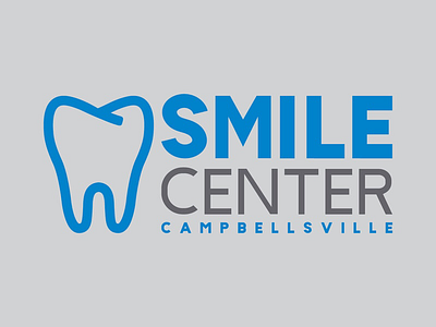 Smile Center Campbellsville branding design logo vector