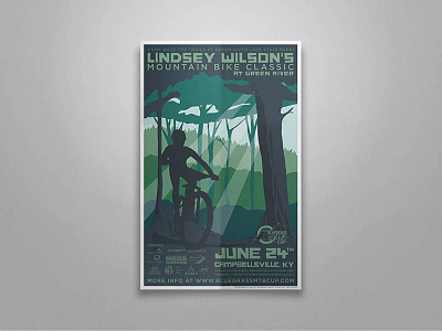 Green River Lake MTB Race Poster