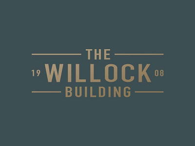 The Willock Building branding design graphic design identity jpd kentucky logo vector