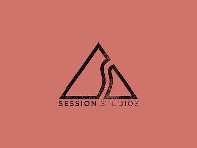 Session Studios badge branding design graphic design identity kentucky logo outdoors