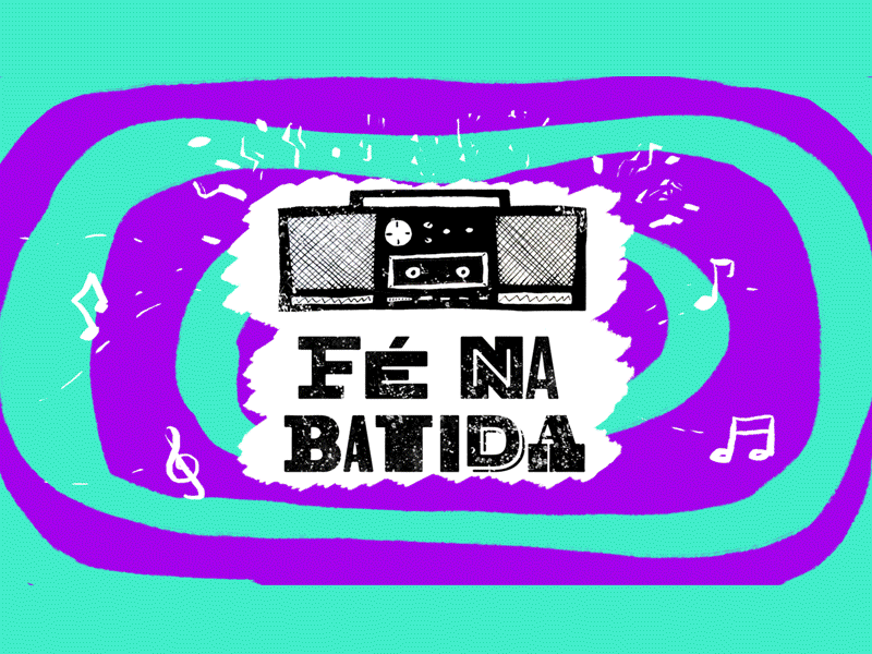 Fé Na Batida animation color dance frame by frame graphics illustration logo music urban dances