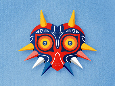 Majora’s Mask illustration link majora majoras mask nintendo procreate procreateapp zelda