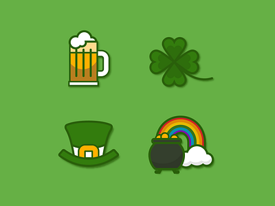 St. Patricks Day Icons