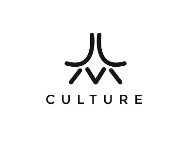 M Culture logo concept branding design design art flat icon illustration illustrator logo minimal vector