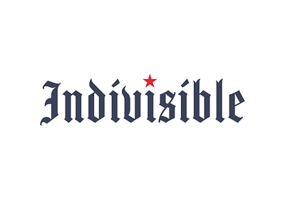 Indivisible Logo branding logo